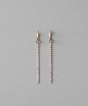 [ラインストーン] イヤリング