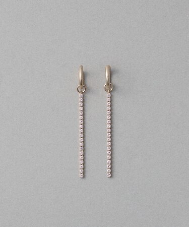 [ラインストーン] イヤリング