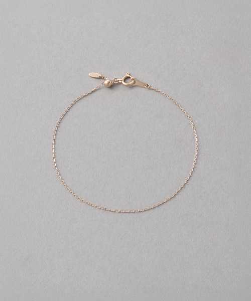 K10YG チェーン ステーション ブレスレット｜エテの通販｜&mall