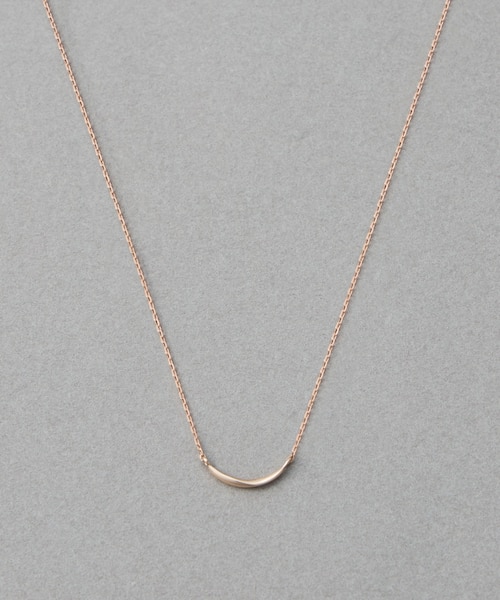 ete⚪️K10YG レイヤー クレセントムーン ネックレス ete（エテ） ネックレス K10YG レイヤー クレセントムーン ネックレス