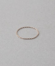 K18MPG ミラーカットチェーンリング