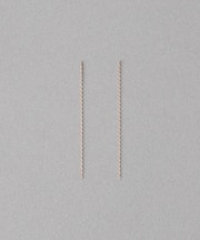 K18MPG ミラーカットチェーン ピアス