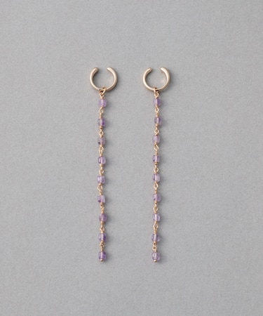 ナチュラルストーン ロング イヤリング