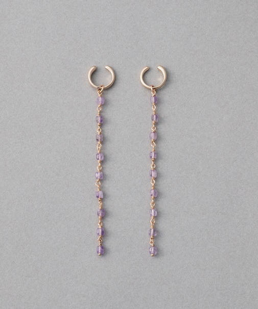 ナチュラルストーン ロング イヤリング