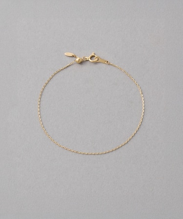 K18YG ミラーカットチェーン ブレスレット