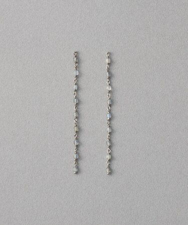ナチュラルストーン ロング ピアス