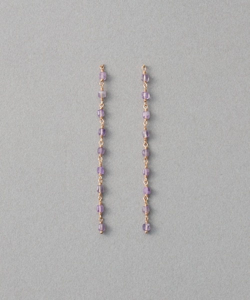 美品eteエテK10MPG リミテッドパール ツイストベネチアンチェーン ピアス K10MPG リミテッドパール ツイストベネチアンチェーン ピアス｜エテの