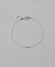 [レイヤード] K10WG ダイヤモンド ブレスレット