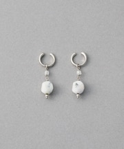 ナチュラルストーン ツイストカット イヤリング