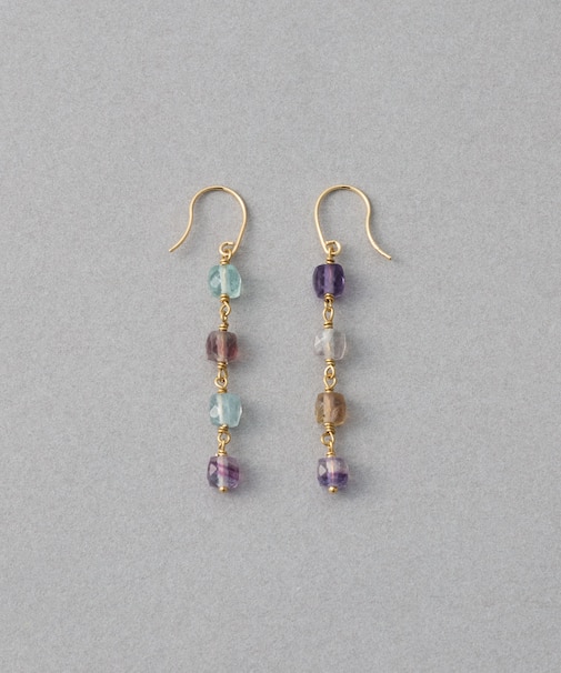 ナチュラルストーン ピアス