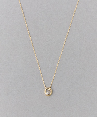 [レイヤー] パール/ダイヤモンド ネックレス