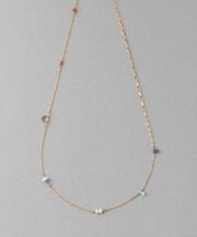 [フォーチュン] ナチュラルストーン ネックレス /Rainbow