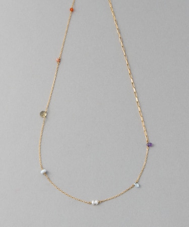 [フォーチュン] ナチュラルストーン ネックレス /Rainbow