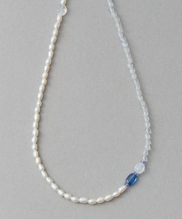 [デイアップ] パール/ナチュラルストーン ネックレス