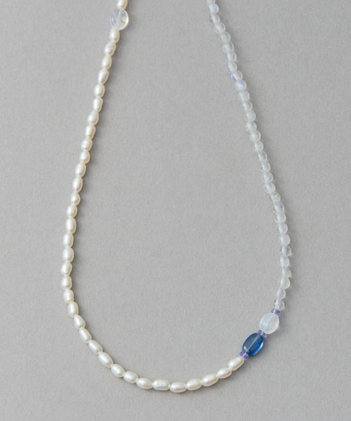 [デイアップ] パール/ナチュラルストーン ネックレス