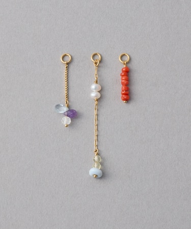 [フォーチュン] ナチュラルストーン チャーム /Happy