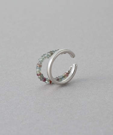 [フォーチュン] マルチストーン イヤーカフ /Grace