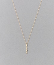 [デュー] K18YG ダイヤモンド ネックレス