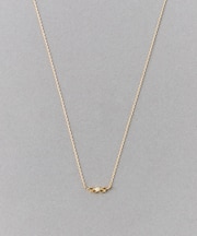 [レースライン] K18YG ダイヤモンド ネックレス