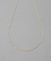 [デュー] K18YG ダイヤモンド ネックレス