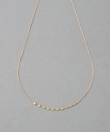 [デュー] K18YG ダイヤモンド ネックレス