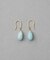 [スウィングドロップ] K10 ナチュラルストーン ピアス