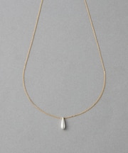 [ポルカドット] ドロップ バイカラー ネックレス