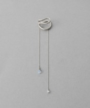 [アシンメトリー] ナチュラルストーン イヤーカフ