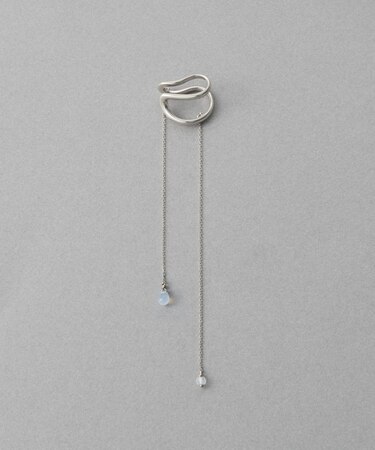 [アシンメトリー] ナチュラルストーン イヤーカフ