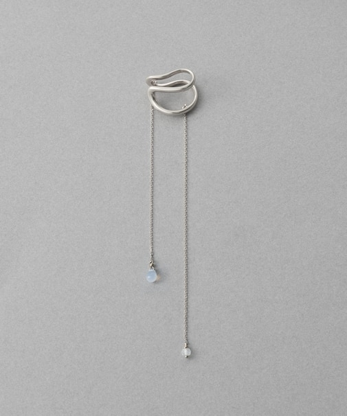 [アシンメトリー] ナチュラルストーン イヤーカフ