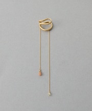 [アシンメトリー] ナチュラルストーン イヤーカフ