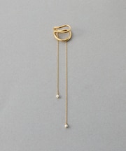 [アシンメトリー] ナチュラルストーン イヤーカフ