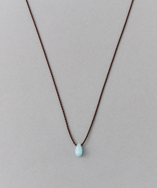 [スウィングドロップ] ナチュラルストーン コード ネックレス