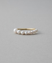 [パール] K18YG リング