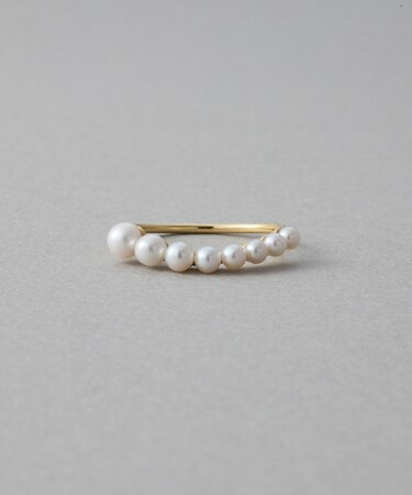 [パール] K18YG リング