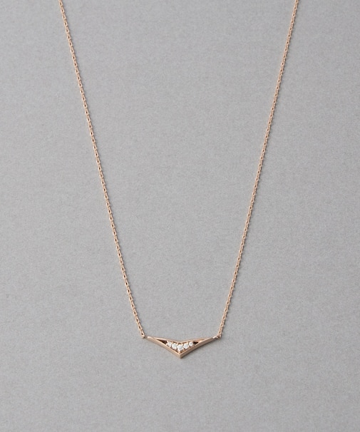 [ムーンリット] K18MPG ダイヤモンド ネックレス