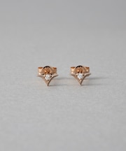 [ムーンリット] K18MPG ダイヤモンド ピアス