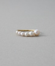 [パール] K18YG リング