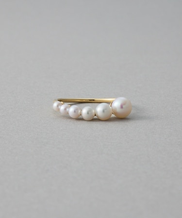 [パール] K18YG リング