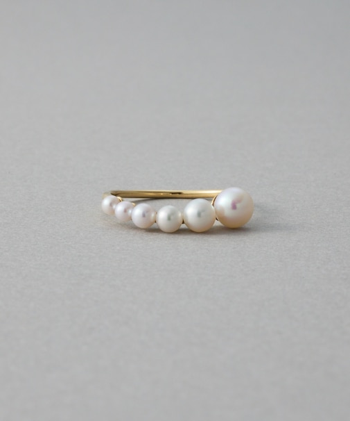 [パール] K18YG リング