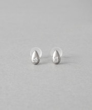 ドロップ キュービック ピアス