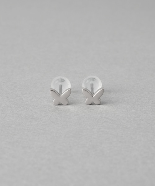 限定価格＊プラチナ バタフライ ハーフピアス バタフライ ピアス｜エテの通販｜&mall（アンドモール）三井