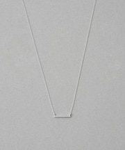 [レイヤード] K10WG バー ネックレス