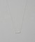 [レイヤード] K10WG バー ネックレス