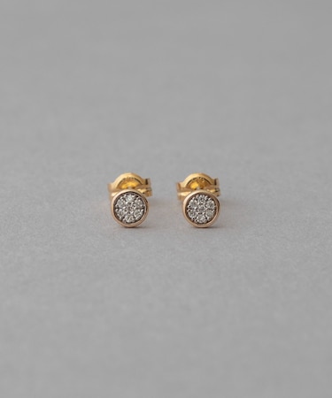 [ブリリアント] K10YG ダイヤモンド ピアス