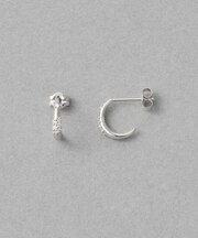[ダスクパヴェ] PT900 ダイヤモンド ピアス