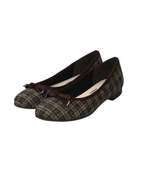 チェックバレエシューズMD242620