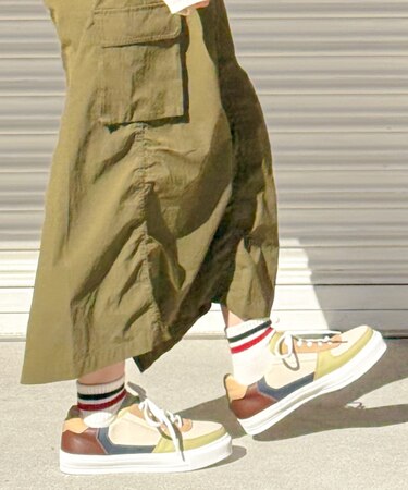 防水防滑サイドゴアスニーカー XJ251101