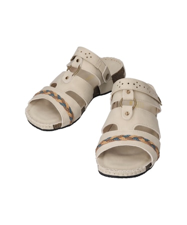 2WAY三つ編みコンフォートサンダル KH251415