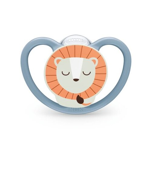 おしゃぶりスペースナイト (消毒ケース付き) / 0-6カ月用